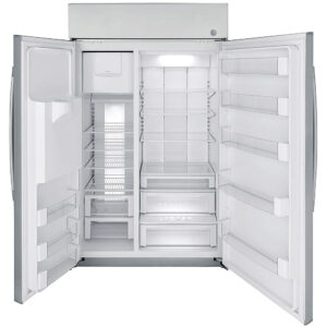 28.7 CuFt Smart Built-In Side-by-Side Refrigerator in Stainless Steel