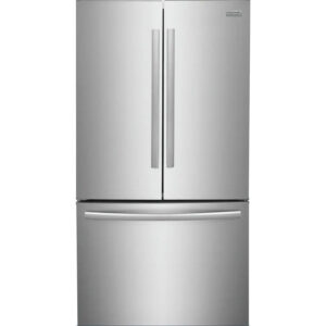 28.8 CuFt French Door Refrigerator in Stainless Steel with Auto-Close Doors