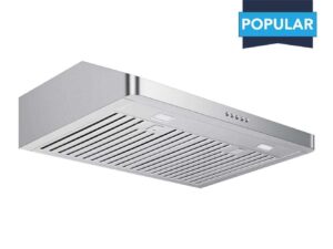 36 Inch 600 CFM Under Cabinet Range Hood - VICTORY Luna