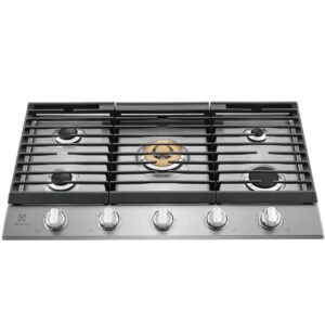 36" 4-Burner Gas Cooktop in Stainless Steel With Flexible Brass Power Burner