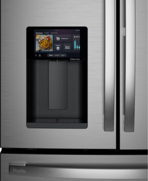 22.4 CuFt Smart 4-Door Counter-Depth French-Door Refrigerator in Stainless Steel