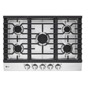 30-inch 5-Burner Gas Cooktop in Stainless Steel
