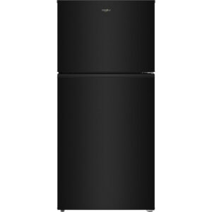 19 CuFt Top Freezer Refrigerator in Black with Total Coverage Cooling