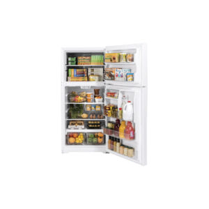 19.2 Cu Ft Top Mount Refrigerator - White
