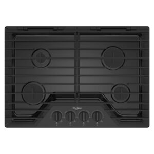 30-inch Gas Cooktop with Speed Heat Burner - Black