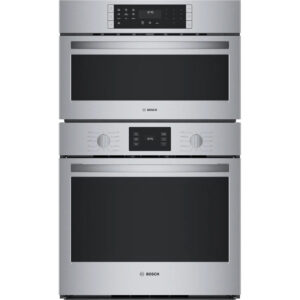 30-Inch Self-Cleaning Electric Combination Wall Oven in Stainless Steel with Upper Speed Oven