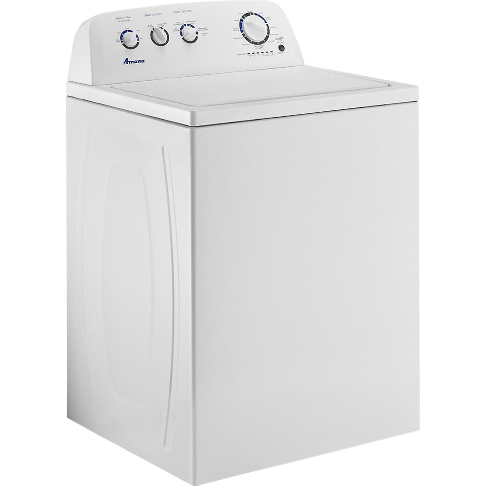 3.8 CuFt Electric Top Load White Washer with High-Efficiency Agitator and Wash System - Image 2