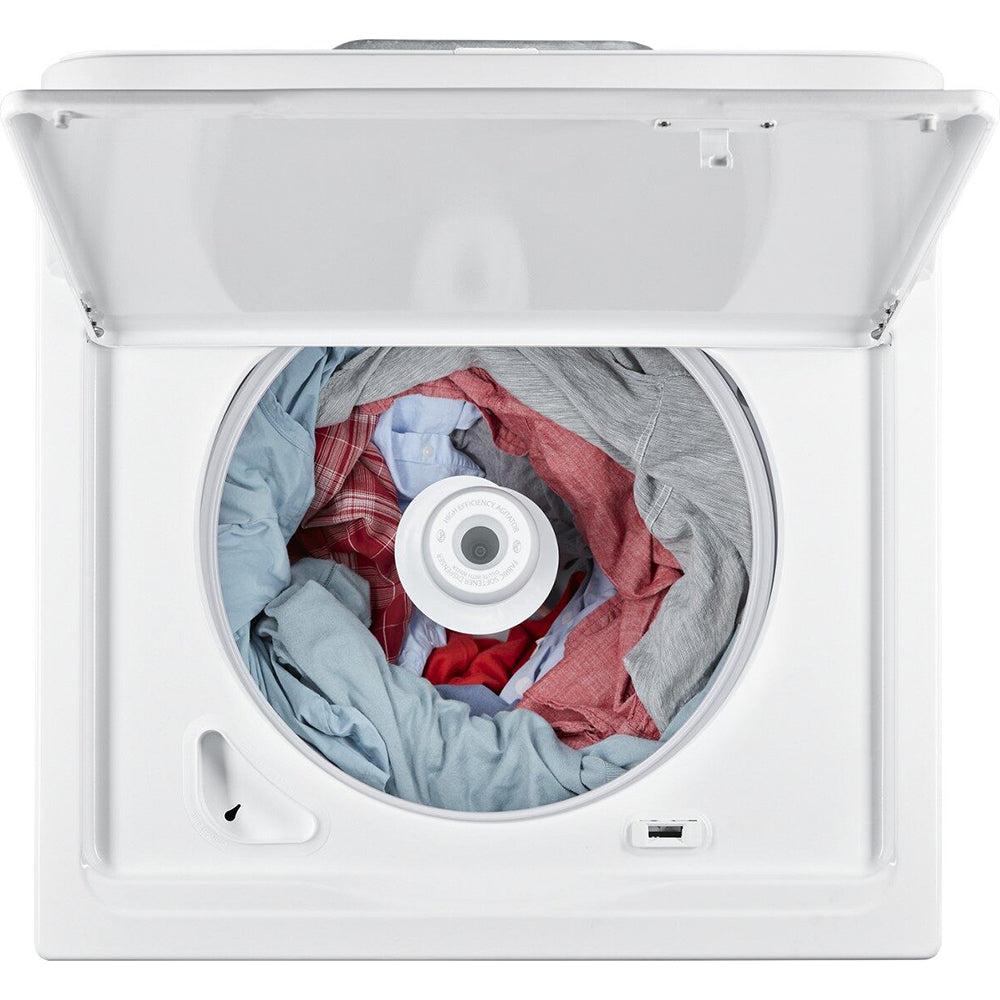 3.8 CuFt Electric Top Load White Washer with High-Efficiency Agitator and Wash System - Image 5