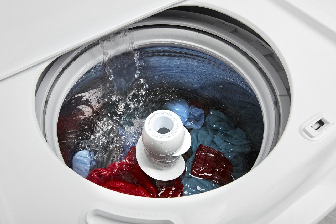 3.8 CuFt Electric Top Load White Washer with High-Efficiency Agitator and Wash System - Image 7