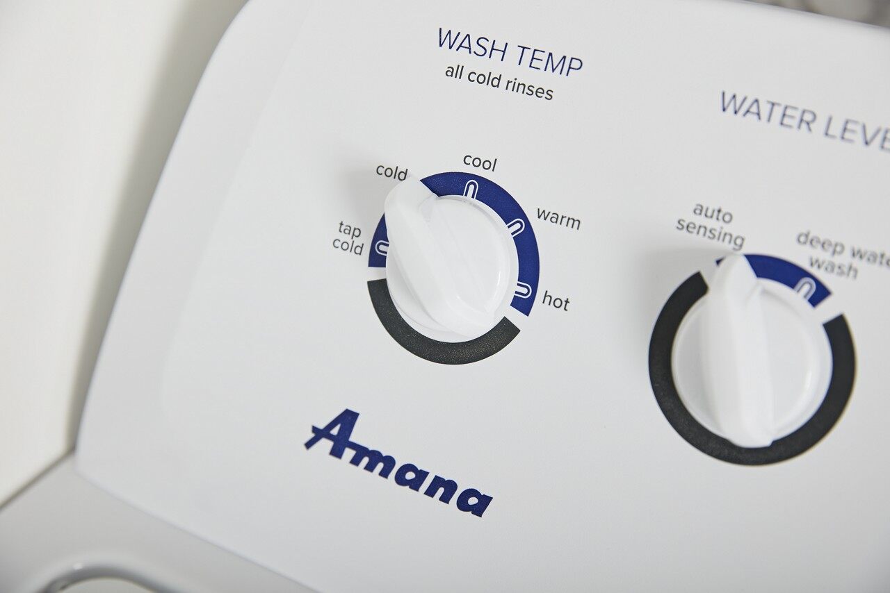 3.8 CuFt Electric Top Load White Washer with High-Efficiency Agitator and Wash System - Image 9