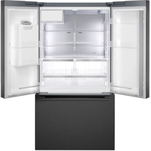 36'' 500 Series 21.6 Cu. Ft.  Counter-Depth French Door Bottom Mount Refrigerator — Black Stainless Steel