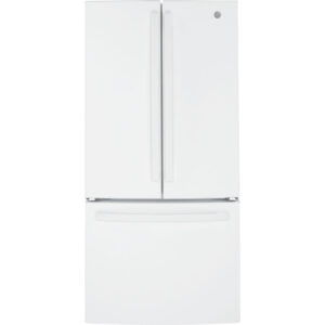 24.8 Cu Ft French Door Refrigerator with Quick Space Shelf, Turbo Cool - White