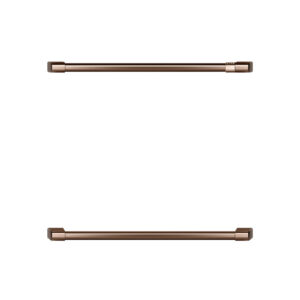2 - 30-inch Double Wall Oven Handles - Brushed Copper