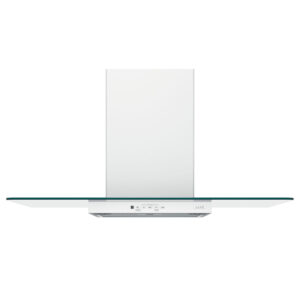 36-inch Convertible 350 CFM Range Hood with Glass Canopy - Matte White
