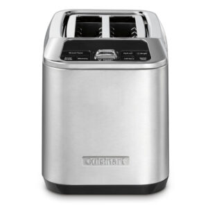2 Slice Digital Motorized Toaster Stainless Steel