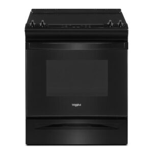 4.8 CuFt Slide-In Electric Range In Black With Frozen Bake™ Technology