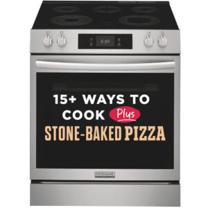 6.2 CuFt Front Control Electric Range in Stainless Steel