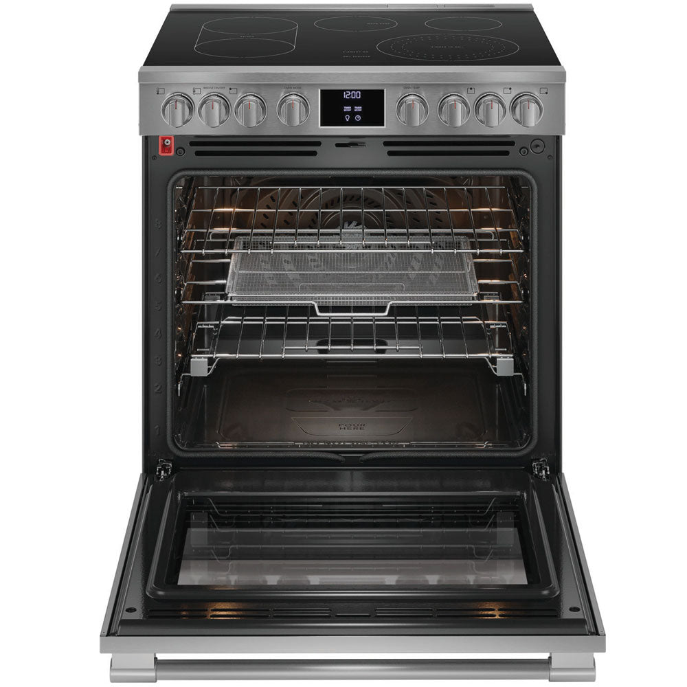 6.2 CuFt Slide-In Electric Range in Stainless Steel with No Preheat + Air Fry - Image 2