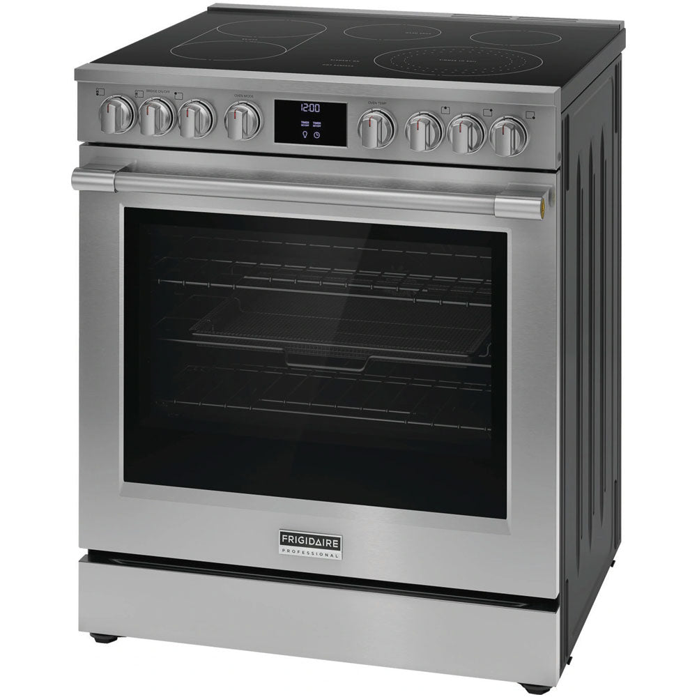 6.2 CuFt Slide-In Electric Range in Stainless Steel with No Preheat + Air Fry - Image 3
