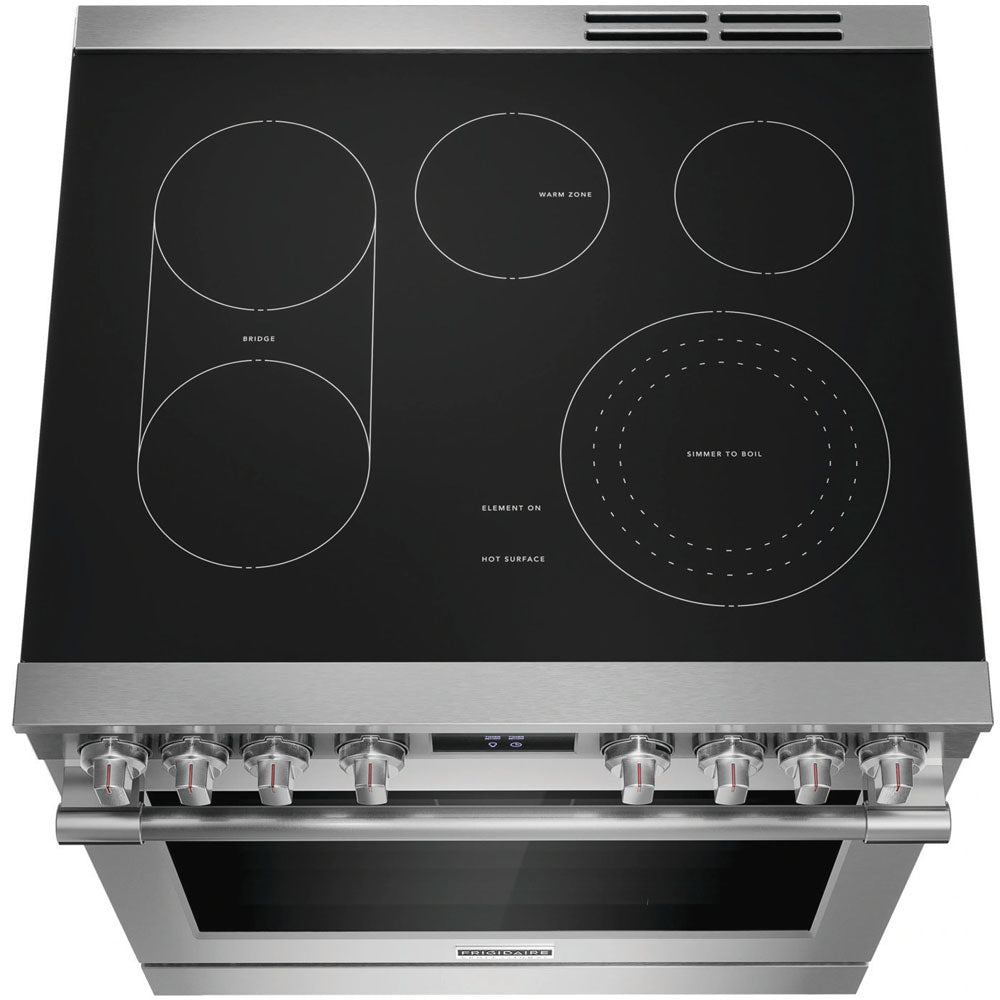 6.2 CuFt Slide-In Electric Range in Stainless Steel with No Preheat + Air Fry - Image 4