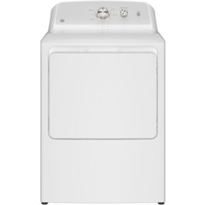 6.2 CuFt White Electric Dryer with Shallow Depth