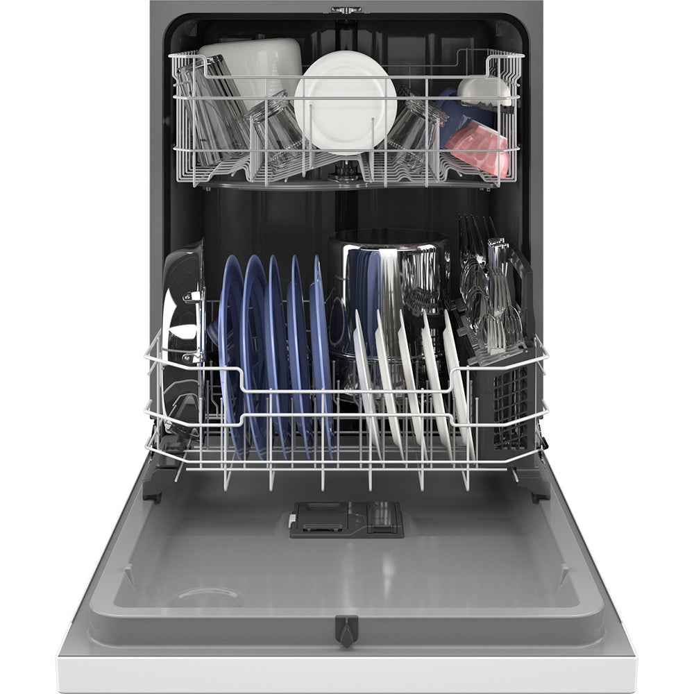 52 dBA Steam Sanitize Front Control Dishwasher in White with Dry Boost™ - Image 3