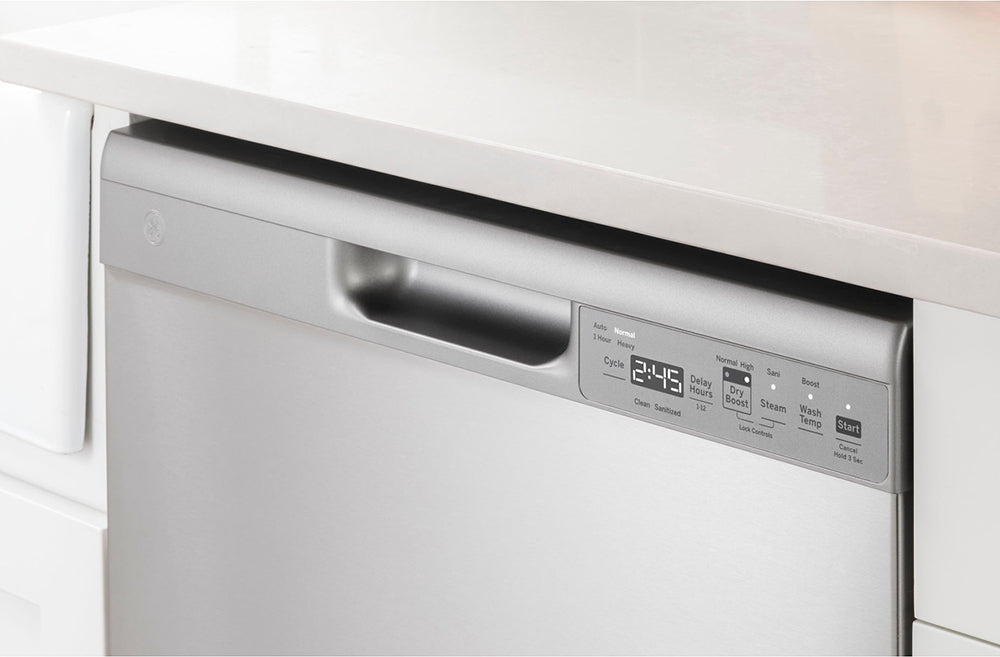 52 dBA Steam Sanitize Front Control Dishwasher in White with Dry Boost™ - Image 5