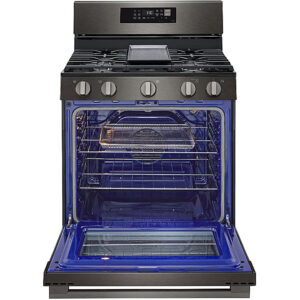 6.3 CuFt Smart Gas Range in Stainless Steel