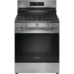 5.1 CuFt 5-Burner Freestanding Gas Range in Stainless Steel with Air Fry