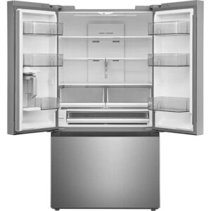 26.5 CuFt French Door Bottom Freezer Refrigerator in Stainless Steel
