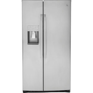 21.9 CuFt Counter-Depth Side-By-Side Refrigerator in Stainless Steel
