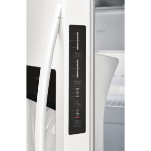 22.3 CuFt Side-by-Side Refrigerator in White with EvenTemp™ Cooling System