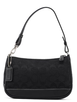 6094 Black Signature C Demi Shoulder Bag