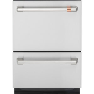 49 dBA Sanitize Top Control Dishwasher Drawer in Stainless Steel with Brushed Stainless Handles
