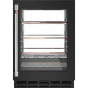 5 Cu Ft 14-Bottle Wine and 126-Can Beverage Center - Matte Black