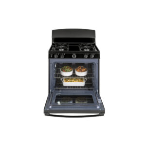 4.8 Cu-Ft Freestanding Gas Range in Black Michael
