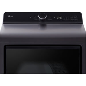 7.3 CuFt Smart Matte Black Electric Dryer with EasyLoad™ Door and AI Sensing