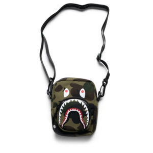A Bathing Ape 1st Camo Shark Mini Bag - Green