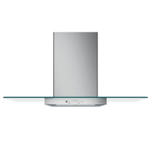 36inch Wall Mount Glass Canopy Chimney Hood with 350CFM Blower and Dual Halogen Cooktop Lighting - Stainless Steel