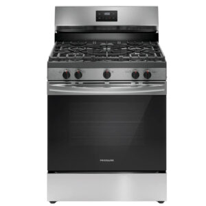 5.1 CuFt 5-Burner Freestanding Gas Range in Stainless Steel