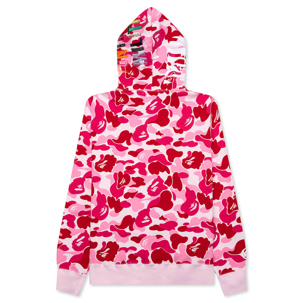Abc Camo Tiger Full Zip Hoodie - Pink - Image 2