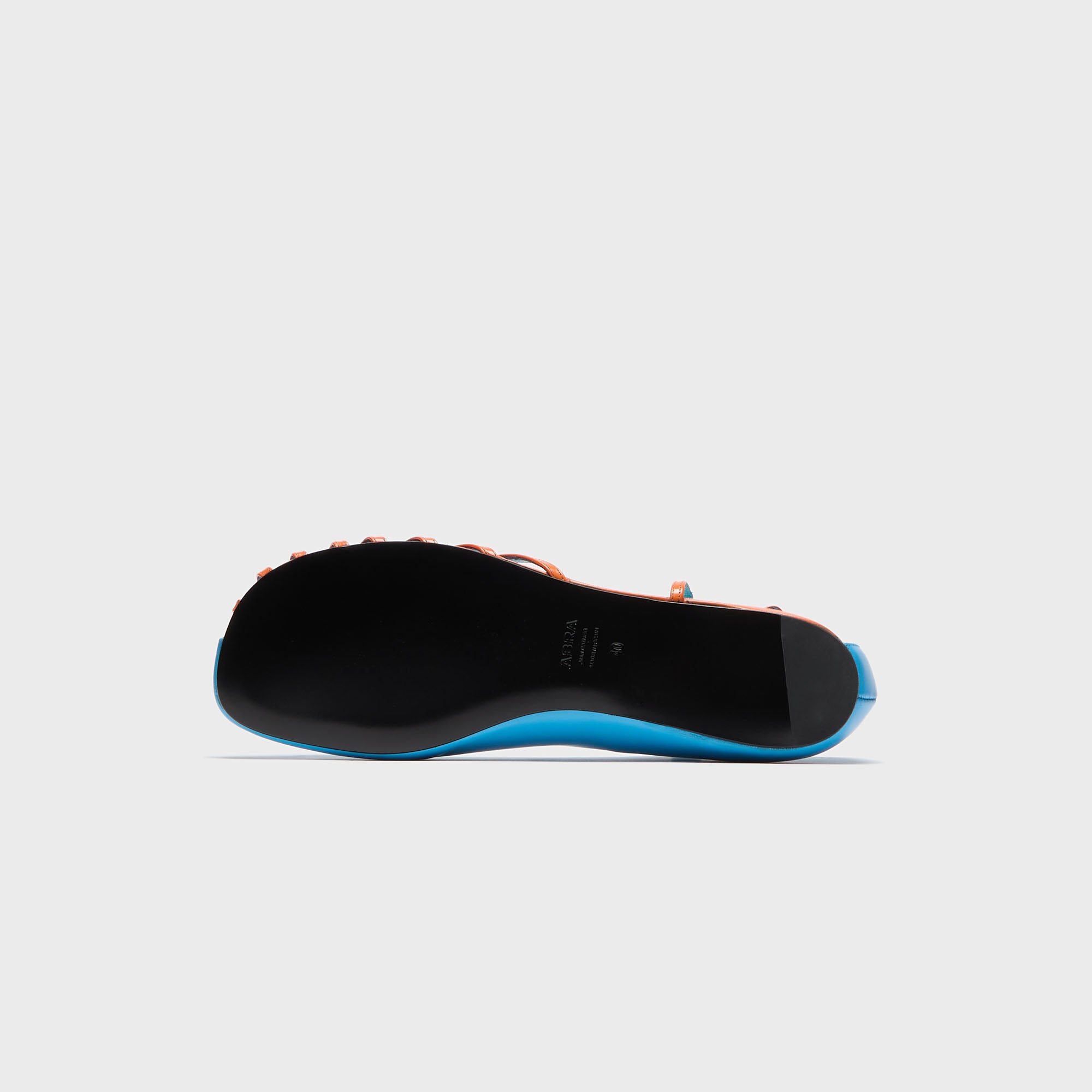 Abra Double Shoe Ballerina Flats - Aqua - Image 5