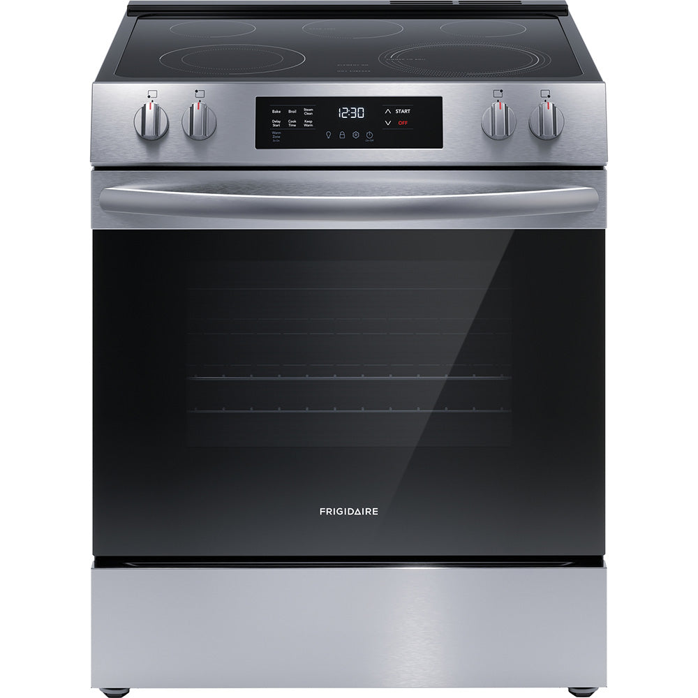 5.3 CuFt 5-Element Electric Range with 1.7 CuFt Over-The-Range Microwave in Stainless Steel - Image 3