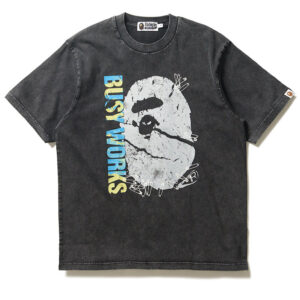 A Bathing Ape Garment Dye Tee - Black