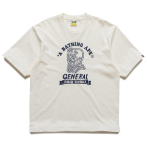 A Bathing Ape General College Tee - Ivory