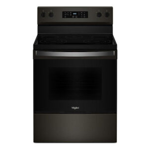 5.3 CuFt Freestanding Electric Range in Black Stainless Steel