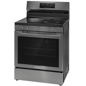 5.3 CuFt Freestanding Electric Range in Black Stainless Steel