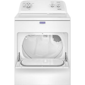7.0 CuFt White Electric Dryer with Wrinkle Prevent Option