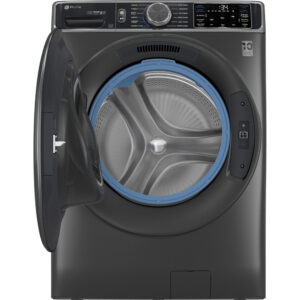 5.5 CuFt Smart Steam Sanitize Front Load Carbon Graphite Electric Washer with Adaptive SmartDispense™