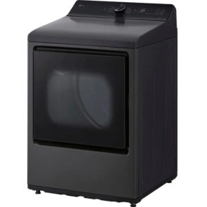 7.3 CuFt Rear Control Platinum Black Electric Dryer with AI Sensing and ThinQ®